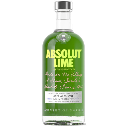Absolut Lime Flavored Vodka 750mL – Crown Wine and Spirits