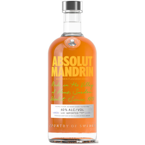 Absolut Mandrin Flavored Vodka 750mL