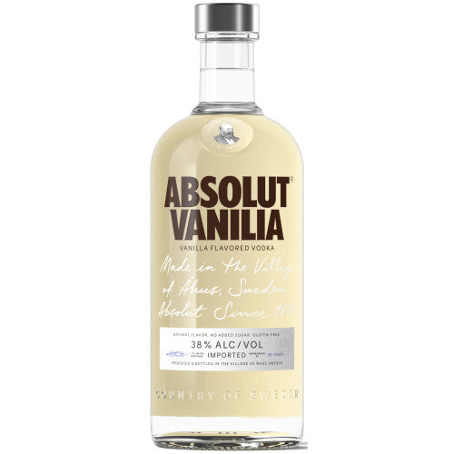 Absolut Vanilla Flavored Vodka Spirits and Crown – Wine 750mL