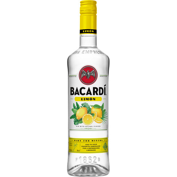 Bacardi Limon Rum 750mL Crown Spirits and – Wine