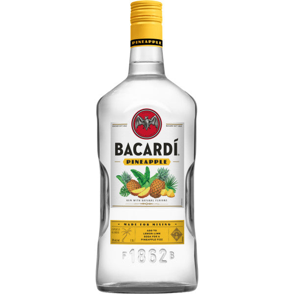 Spirits Pineapple Rum Crown Wine 1.75L and Bacardi –