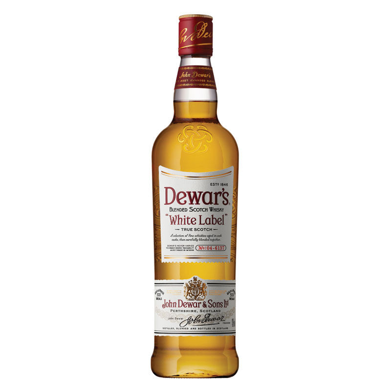 Dewar\'s White Label Blended Scotch Crown Whisky Wine and Spirits – 750mL