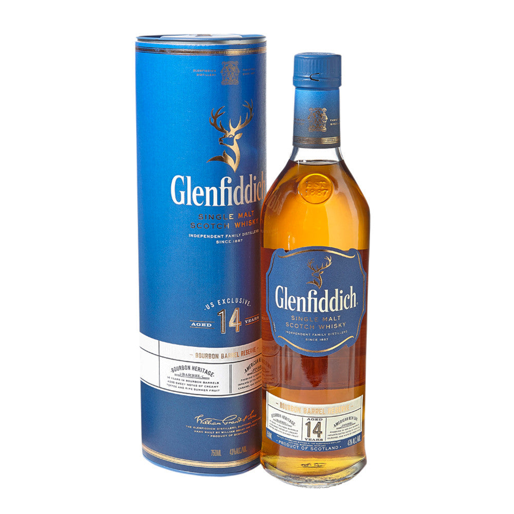 Malt Scotch 14 750mL – Whisky and Year Spirits Glenfiddich Crown Wine Single