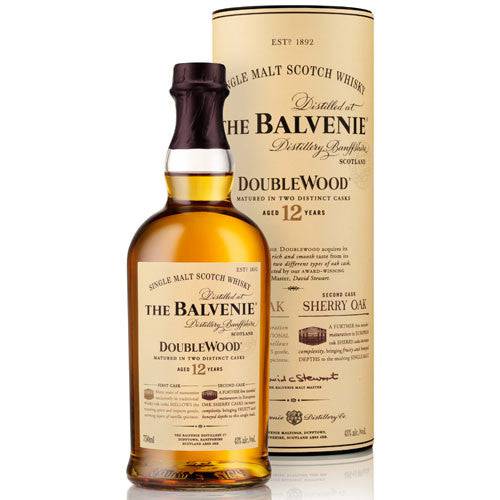 Balvenie Year Old – Spirits Scotch Crown Doublewood 12 Single Wine Whisky and 750mL Malt