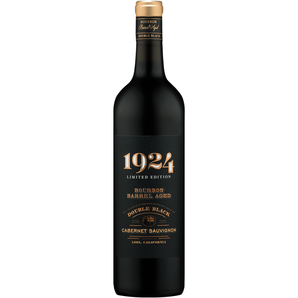 1924 Double Black Bourbon Barrel Aged Cabernet Sauvignon 750mL