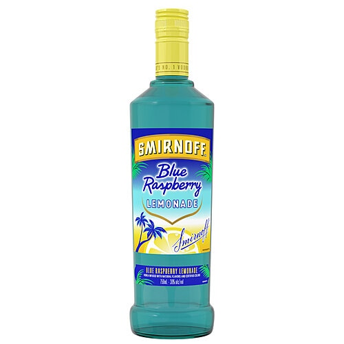 Smirnoff Blue Raspberry Lemonade 750ML