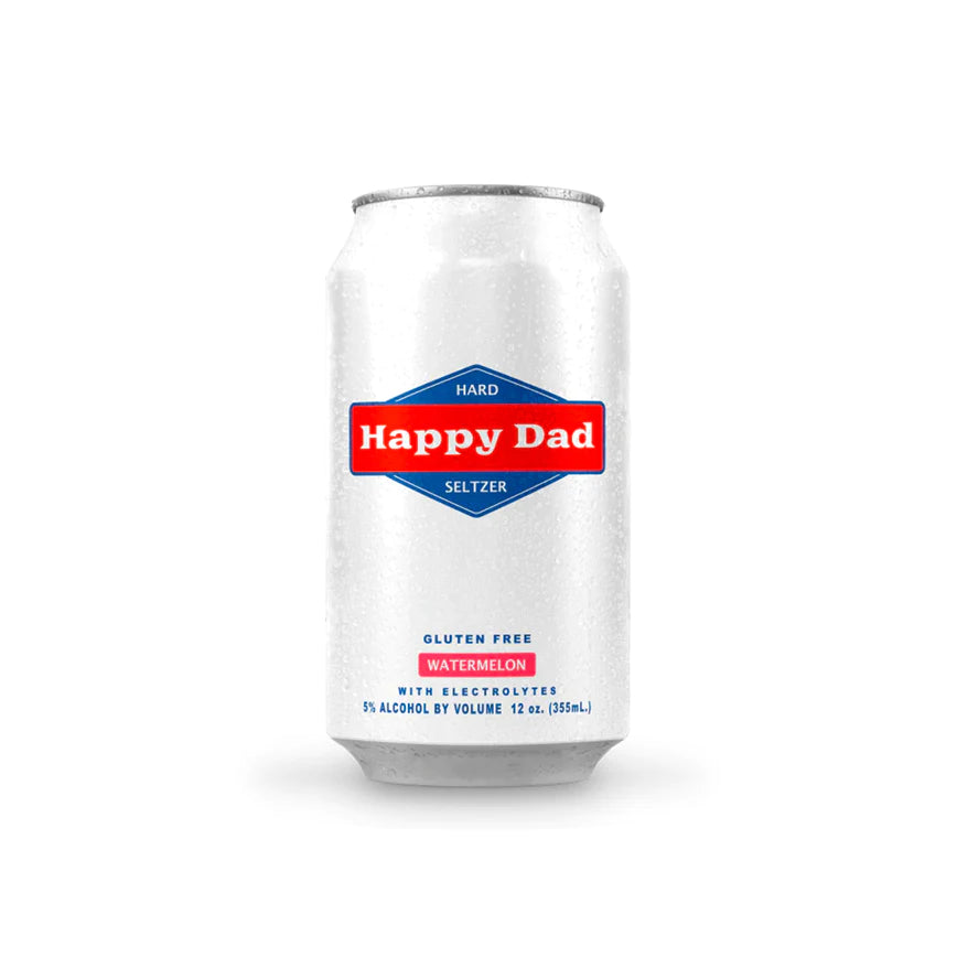 Happy Dad Hard Seltzer Watermelon 12 Pack - Crown Wine and Spirits