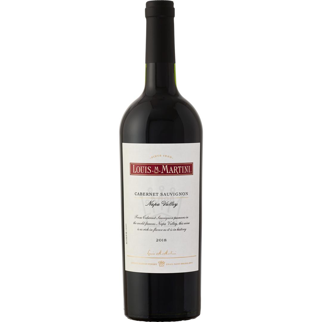 Louis M. Martini Napa Valley Cabernet Sauvignon 2018 750mL - Crown Wine and Spirits