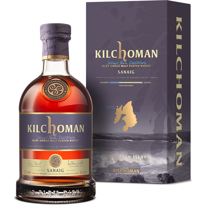 Kilchoman Sanaig Islay Single Malt Scotch 750mL - Crown Wine and Spirits