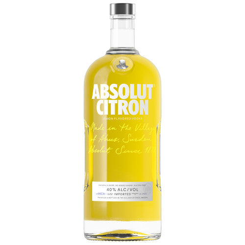 Absolut Citron Flavored Vodka 1.75L - Crown Wine and Spirits