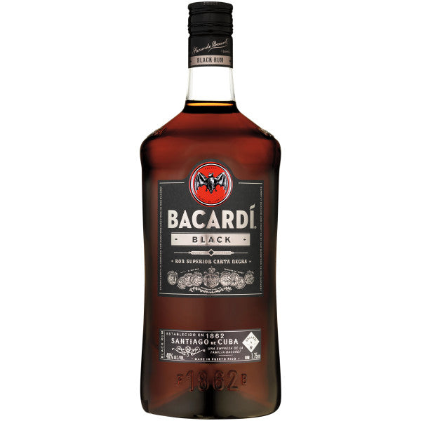Bacardi Black Rum 1.75L - Crown Wine and Spirits