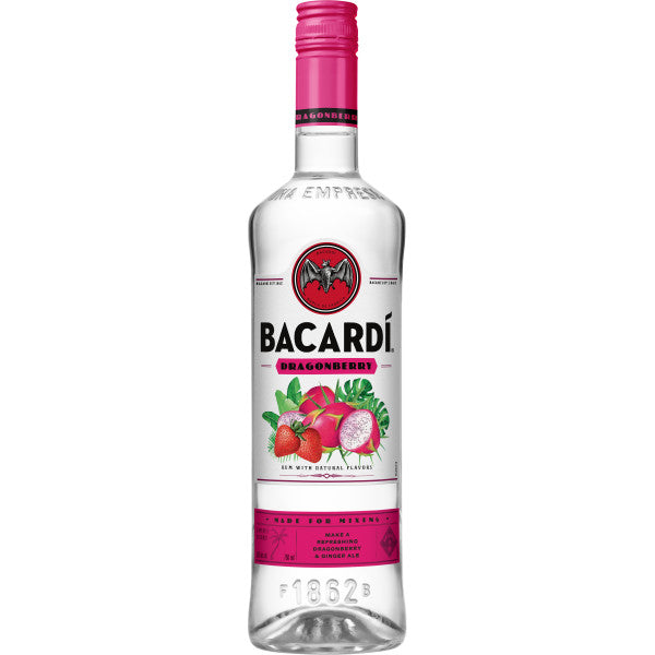 Bacardi Dragonberry Rum 750mL - Crown Wine and Spirits