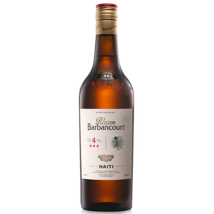 Barbancourt 3 Star Aged 4 Years Rhum 750mL - Crown Wine and Spirits