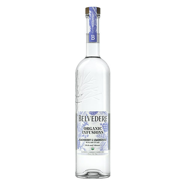 Belvedere Organic Infusions Blackberry Lemongrass Vodka 750mL - Crown Wine and Spirits