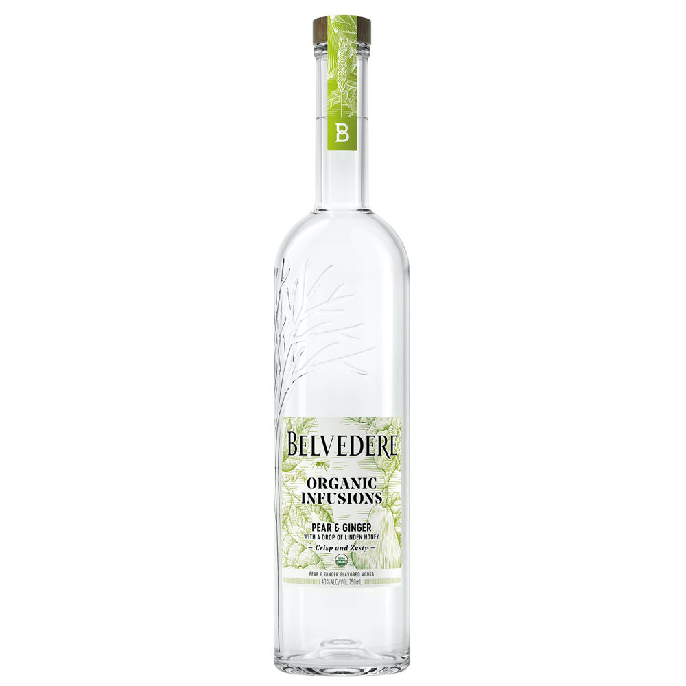 Belvedere Organic Infusions Pear & Ginger Vodka 750mL - Crown Wine and Spirits