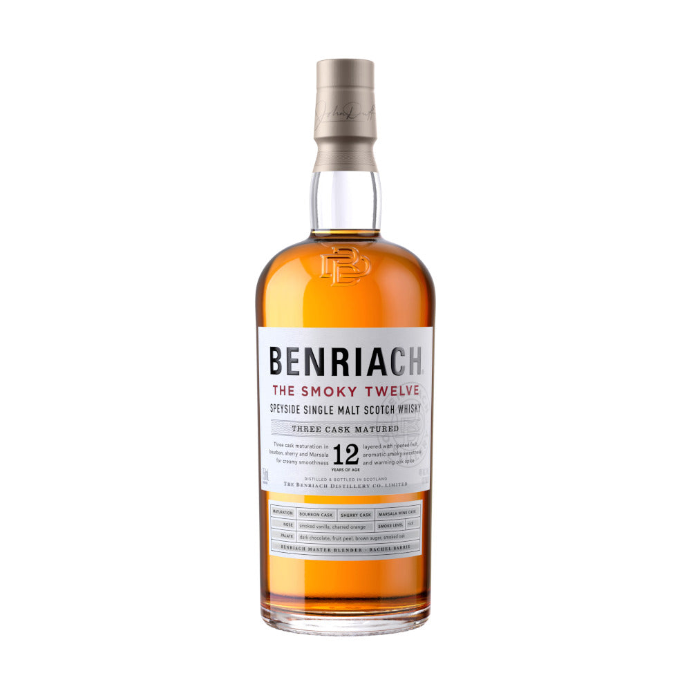 Benriach The Smoky Twelve Speyside Single Malt Scotch Whisky 750mL - Crown Wine and Spirits