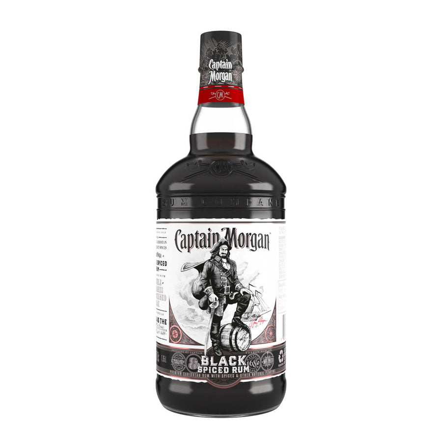 Captain Morgan Black Spiced Rum 1.75L - Crown Wine and Spirits