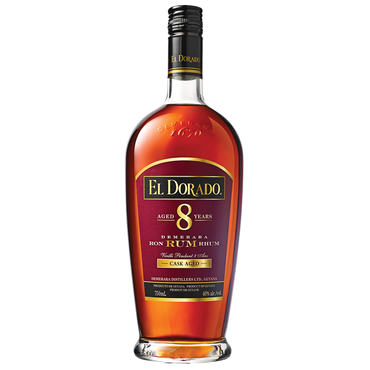 El Dorado 8YR Rum 750mL - Crown Wine and Spirits