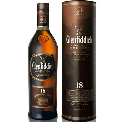 Glenfiddich 18 Year Single Malt Scotch Whisky 750mL - Crown Wine and Spirits