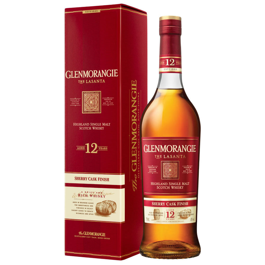 Glenmorangie "The Lasanta " Highland Single Malt Scotch Whiskey 750mL - Crown Wine and Spirits