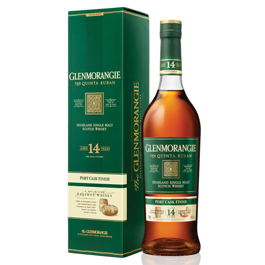 Glenmorangie "The Quinta Ruban" Port Cask Finish Highland Single Malt Scotch Whisky 750mL - Crown Wine and Spirits