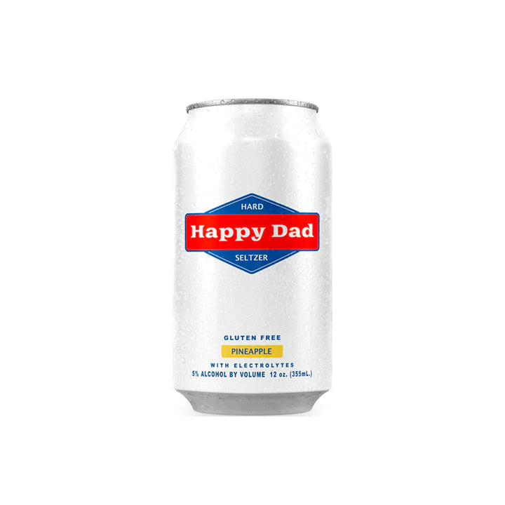 Happy Dad Hard Seltzer Pineapple 12 Pack - Crown Wine and Spirits