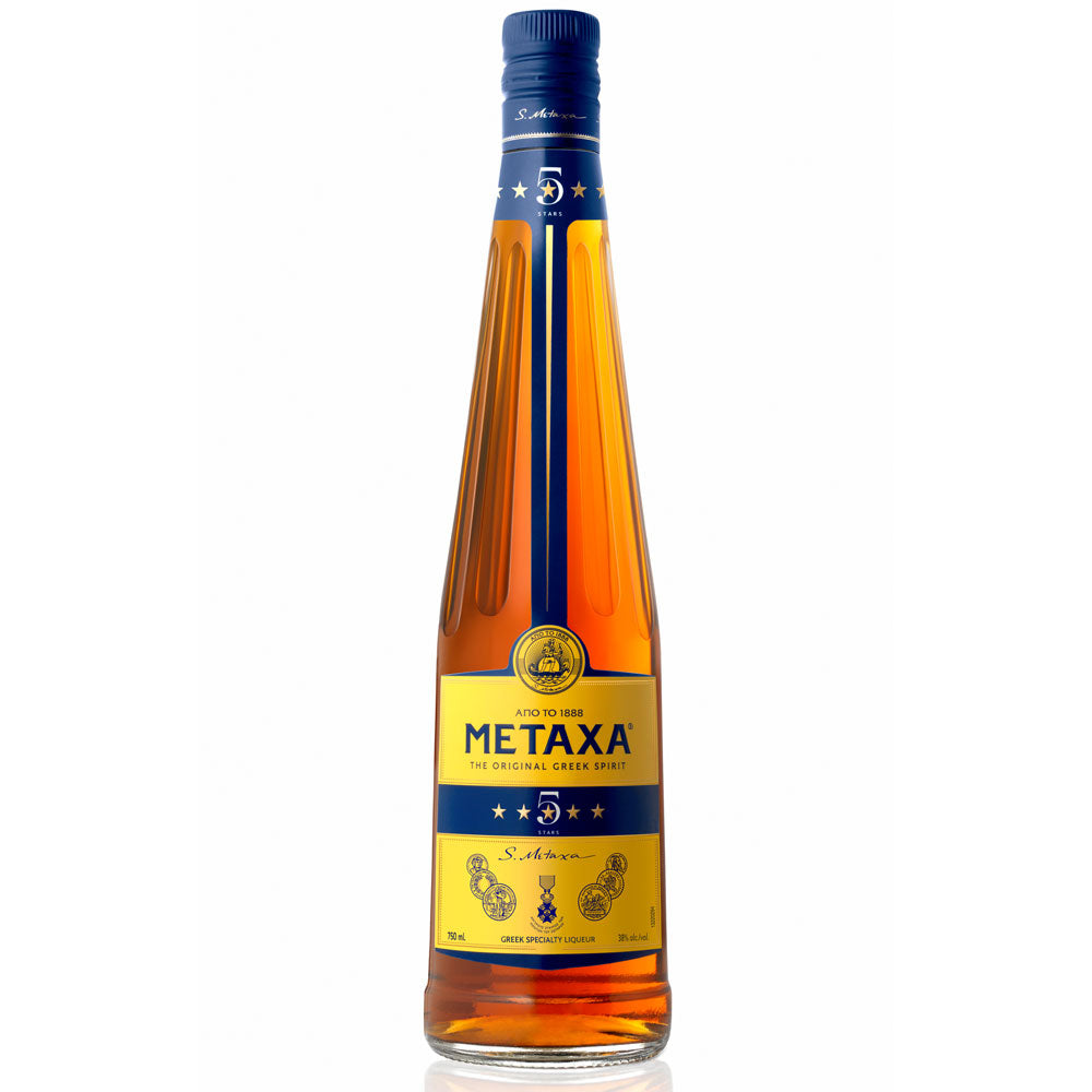 Metaxa 5 Stars Greek Liqueur 750mL - Crown Wine and Spirits