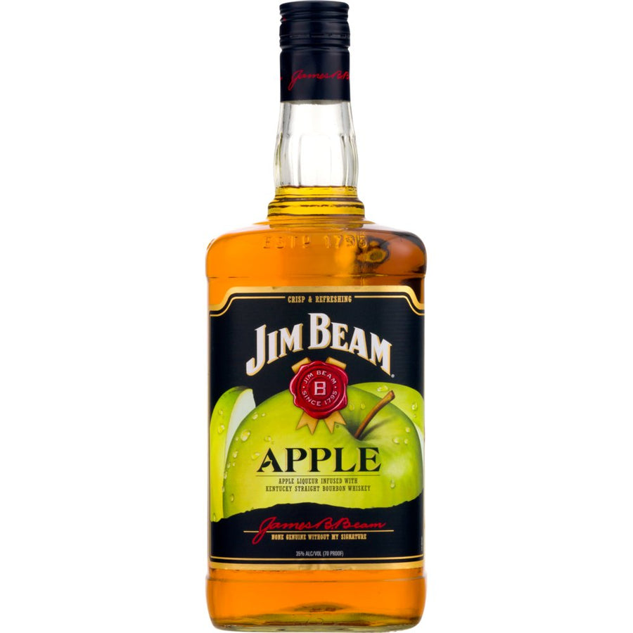 Jim Beam Apple Bourbon Whiskey 1.75L - Crown Wine and Spirits
