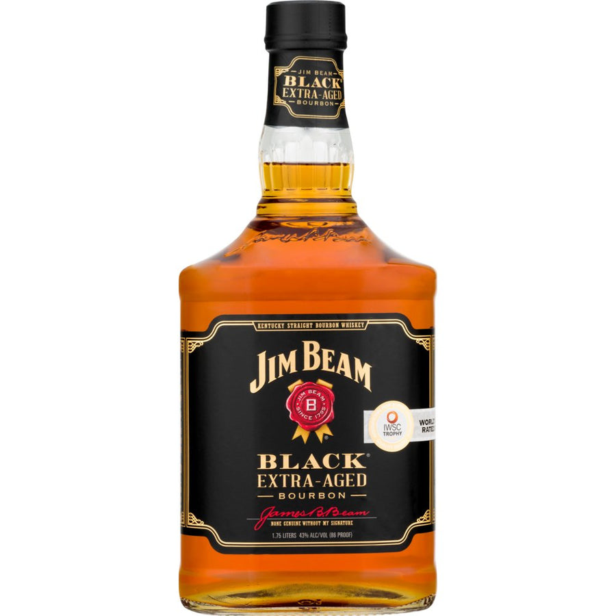 Jim Beam Black Bourbon Whiskey 1.75L - Crown Wine and Spirits