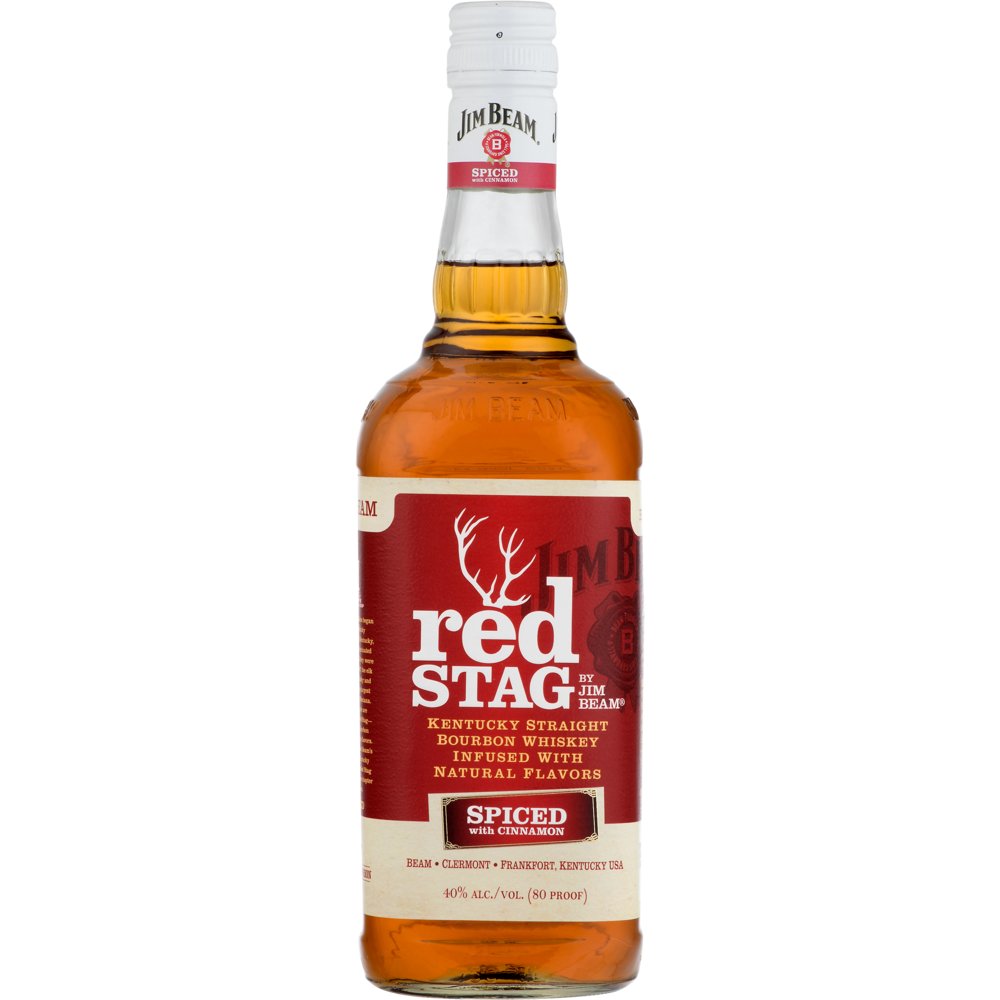 Jim Beam Red Stag Spiced with Cinnamon Bourbon Whiskey 750ml - Crown Wine and Spirits