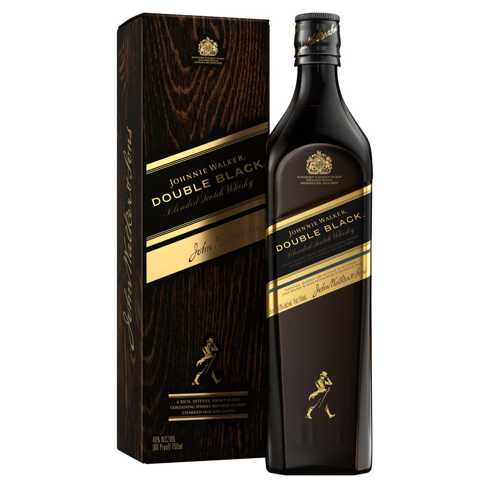 Johnnie Walker Double Black Label Blended Scotch Whisky 750mL - Crown Wine and Spirits