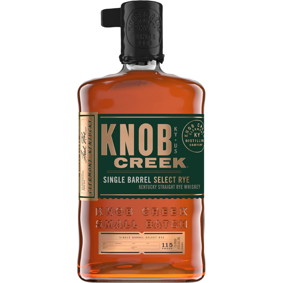 Knob Creek Single Barrel Select Rye Whiskey 750ml - Crown Wine and Spirits