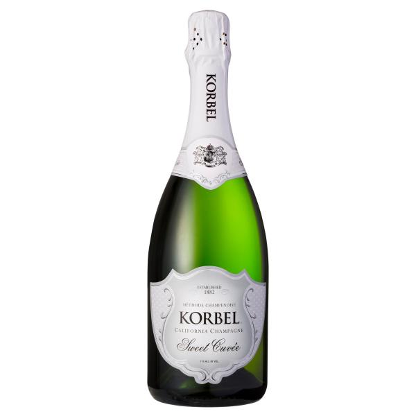 Korbel Sweet Cuvée California Champagne Sparkling Wine 750mL - Crown Wine and Spirits