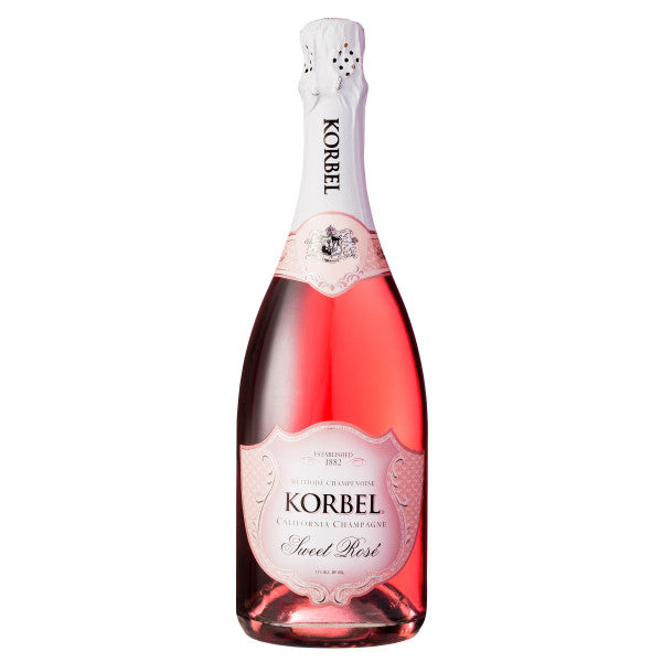 Korbel Sweet Rosé California Champagne 750mL - Crown Wine and Spirits