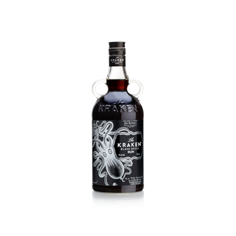 Kraken Black Spiced Rum Dark Label 70 Proof 750mL - Crown Wine and Spirits