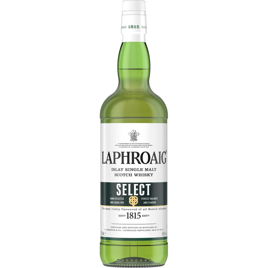 Laphroaig Quarter Single Wine Cask 750mL Malt Whisky and Crown – Islay Scotch Spirits