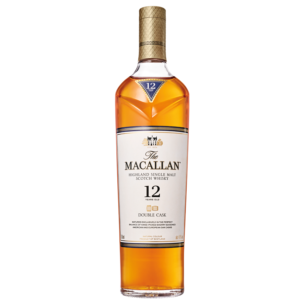 Macallan 12 Year Double Cask Highland Single Malt Scotch Whisky 750mL - Crown Wine and Spirits