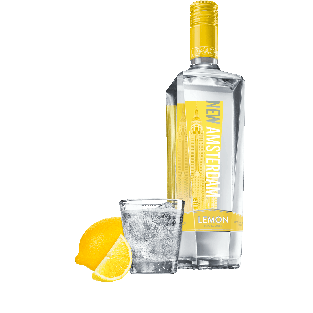 New Amsterdam Lemon Vodka 750mL - Crown Wine and Spirits