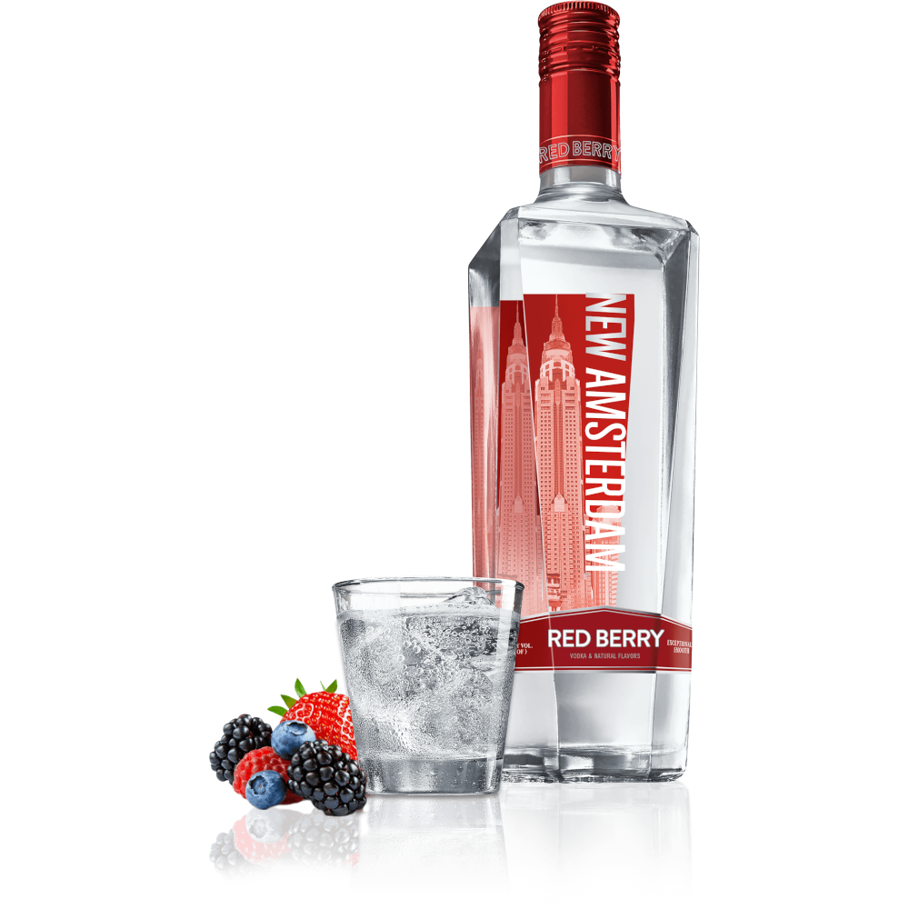 New Amsterdam Red Berry Vodka 1.75L - Crown Wine and Spirits