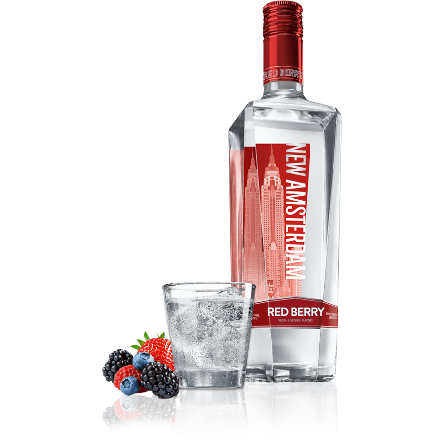 New Amsterdam Red Berry Vodka 750mL - Crown Wine and Spirits
