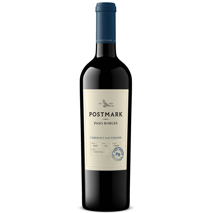 Postmark Paso Robles Cabernet Sauvignon 2019 750mL - Crown Wine and Spirits