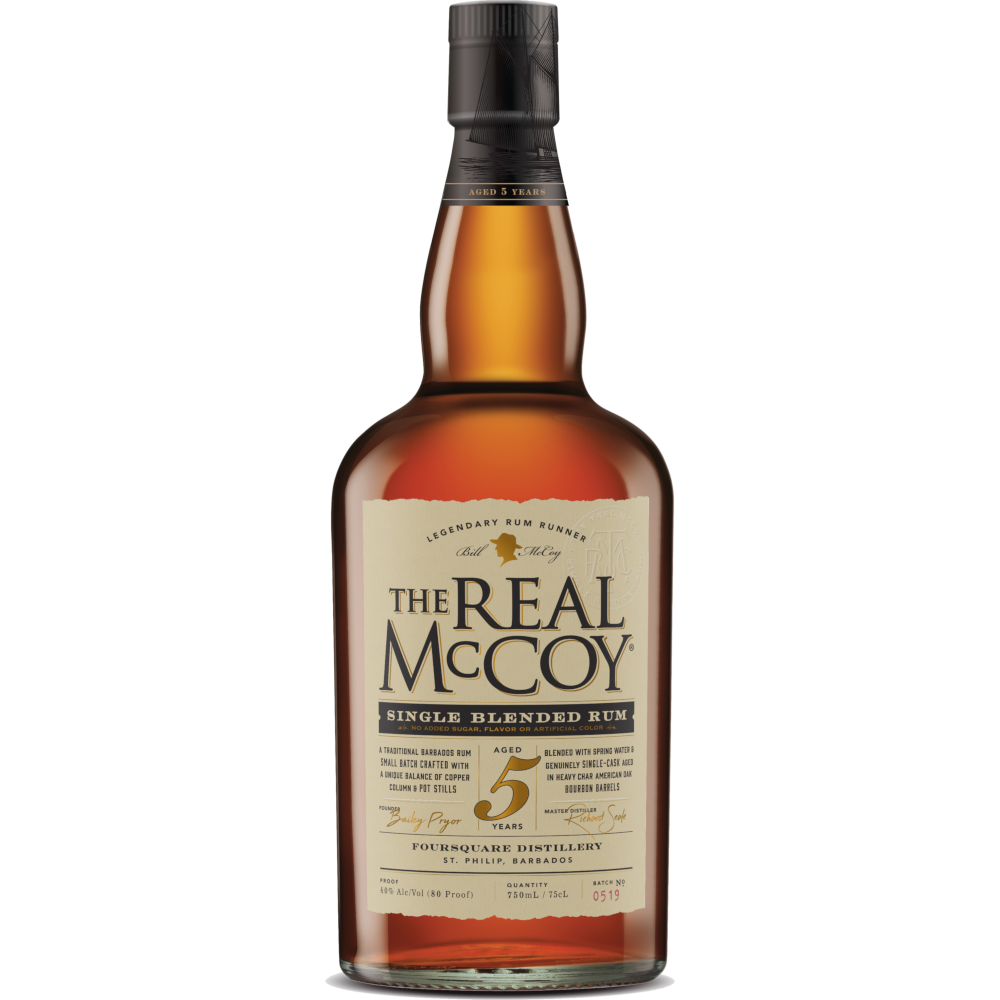 The Real McCoy 5 Year Single Blended Rum 750mL - Crown Wine and Spirits