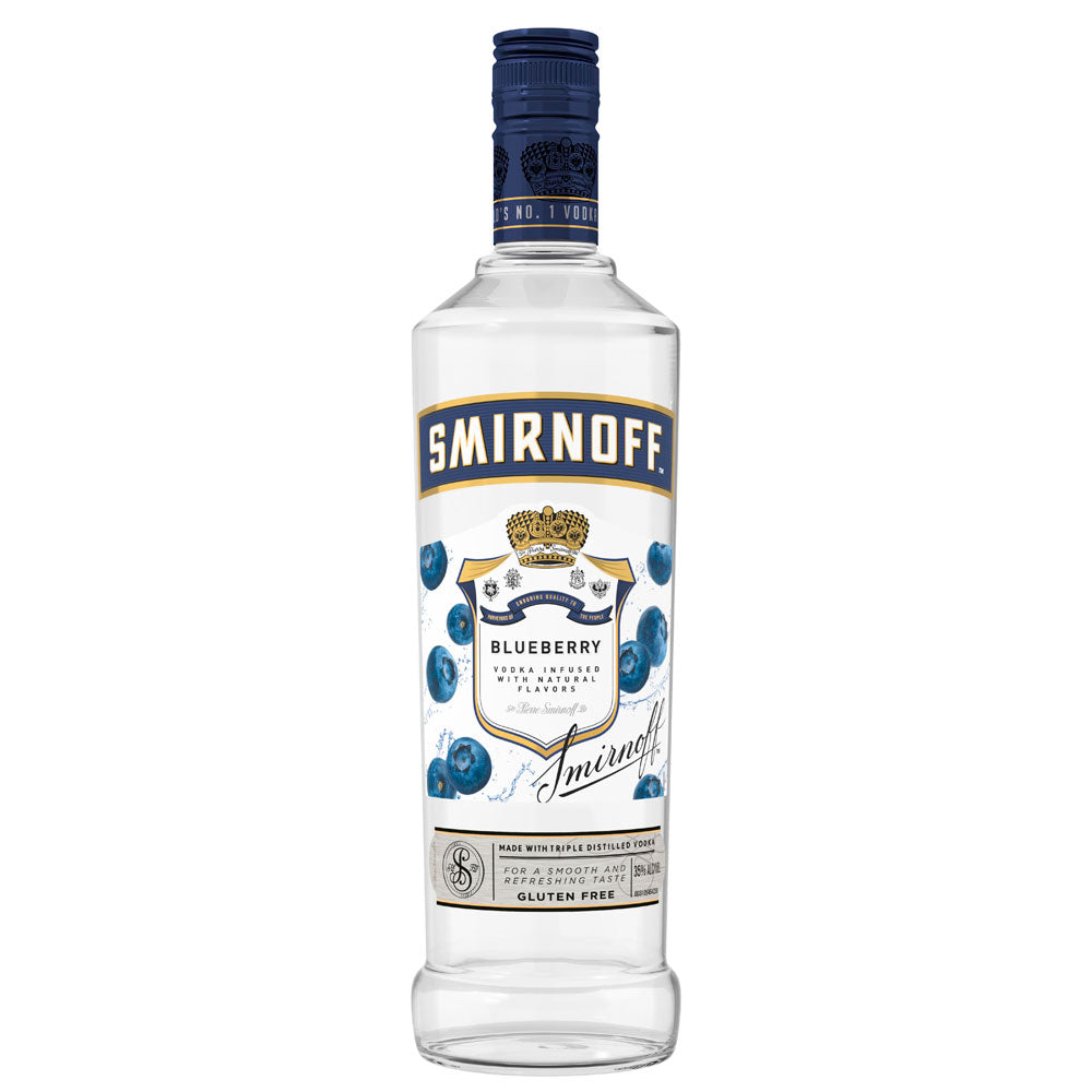 Smirnoff Blueberry Vodka 750mL - Crown Wine and Spirits
