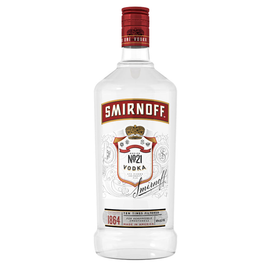 Smirnoff No. 21 Red Label 80 Proof Vodka 1.75L - Crown Wine and Spirits