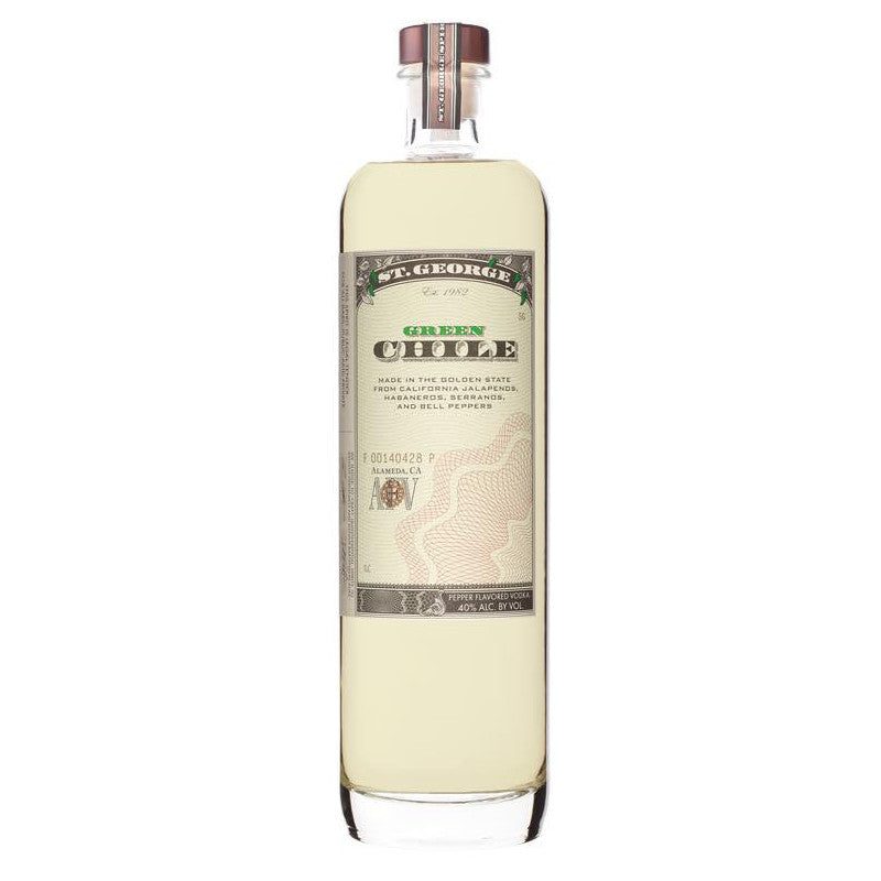 St George Green Chile Vodka 750mL - Crown Wine and Spirits