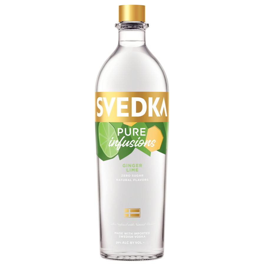 SVEDKA Pure Infusions Ginger Lime Vodka 750mL - Crown Wine and Spirits