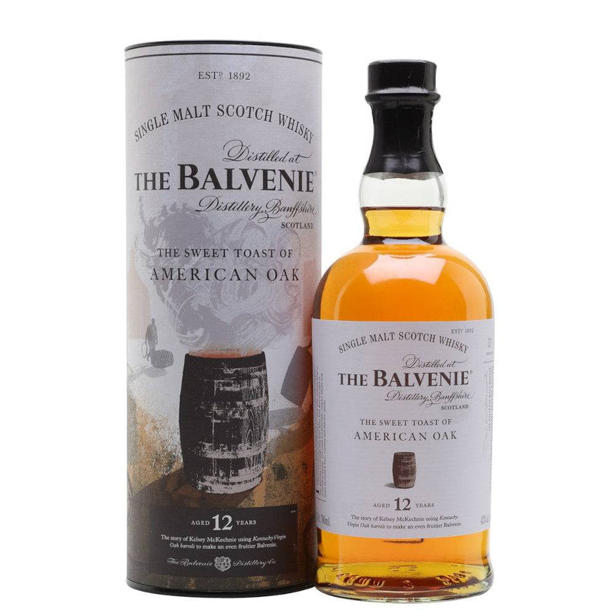 Whisky and Year 12 Wine Balvenie Scotch Doublewood – Malt Spirits 750mL Single Old Crown