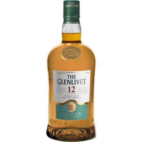 Glenlivet 12 Year Old Single Malt Scotch Whisky 1.75L - Crown Wine and Spirits