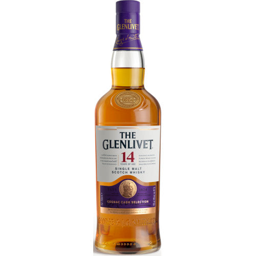 Glenlivet 14 Year Old Single Malt Scotch Whisky 750mL - Crown Wine and Spirits