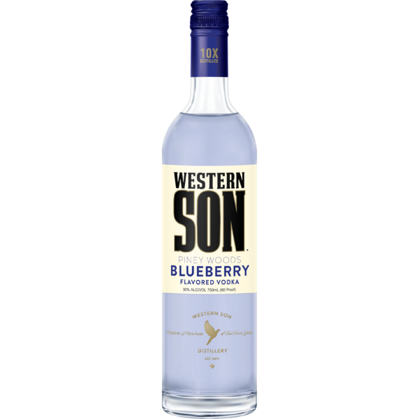 Western Son Blueberry Vodka 750mL - Crown Wine and Spirits